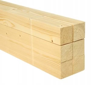 Image of Wickes Whitewood PSE 44 x 44 x 1800mm Pack 6