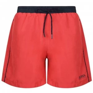 Image of Hugo Boss Starfish Swim Shorts Red/Navy Size L Men