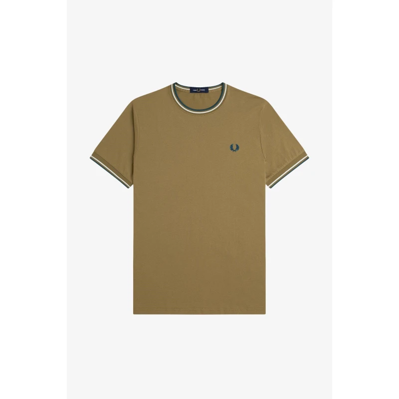 Image of Fred Perry Twin Tipped T-Shirt ShadedStone Z60 male M