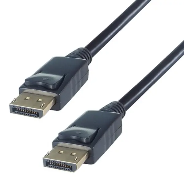 Image of Dp Building Systems CONNEkT Gear 1m V1.2 DisplayPort Connector Cable - Male to Male Gold Lockable Connectors 26-6010