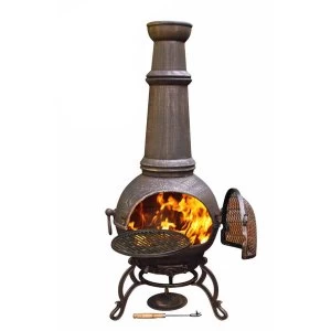Image of Gardeco Toledo Cast Iron Chiminea - Jumbo