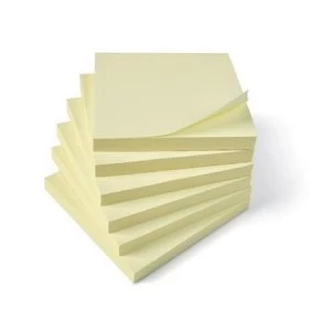 Image of 5 Star Office Extra Sticky Re-Move Notes Pad of 90 Sheets 76x76mm Yellow Pack 12