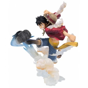 Image of One Piece Zero Luffy Gum Gum (One Piece Pirates) Bandai Tamashii Nations Figuarts Zero Figure