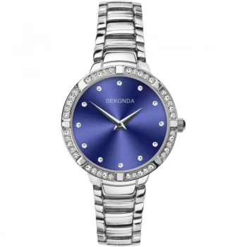 Image of Sekonda Blue And Silver Dress Watch - 40033