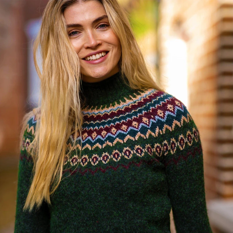 Image of Brakeburn Woodland Jumper Green female UK 10