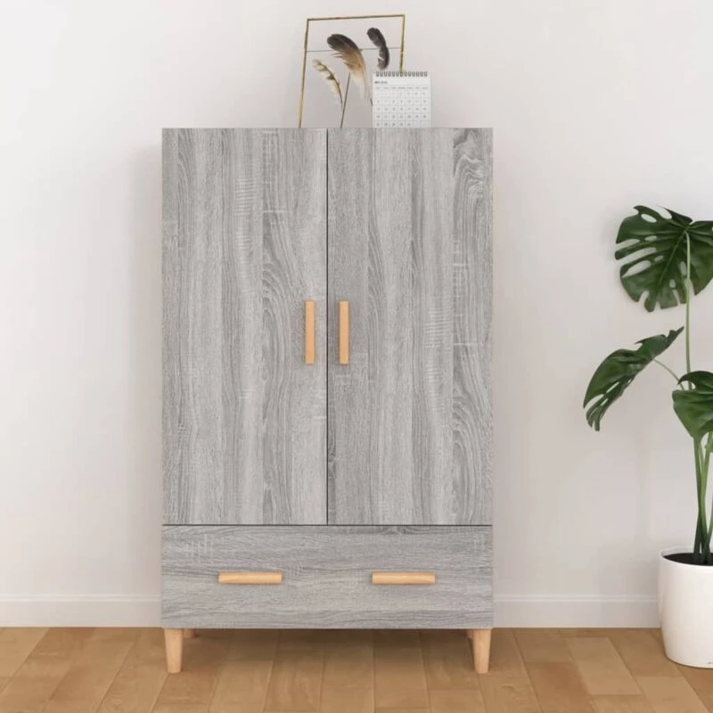 Image of VIDAXL Highboard Grey Sonoma 70x31x115cm Engineered Wood Vidaxl 8720286973806