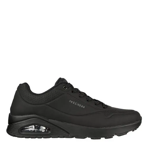 Image of Skechers UNO Stand On Air Mens Trainers - Black 12