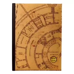 Image of Harry Potter Notebook with Light Marauder's Map
