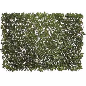 Image of Garden Gear White Flower Folding Hedge Trellis 1x2m