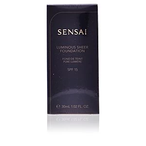 Image of SENSAI luminous sheer foundation SPF15 #204-honey beig
