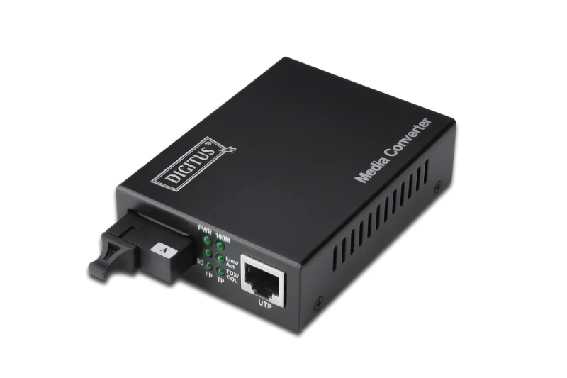 Image of Digitus Bidirectional Gigabit Media Converter. RJ45 / SC