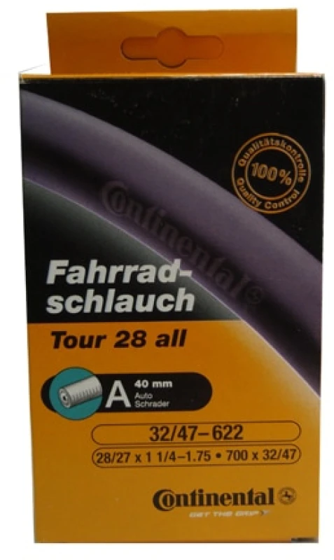 Image of Continental Tour Inner Tube 700X32-47C black