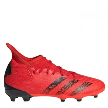 Image of adidas Predator Freak .3 Childrens FG Football Boots - Red/SolarRed