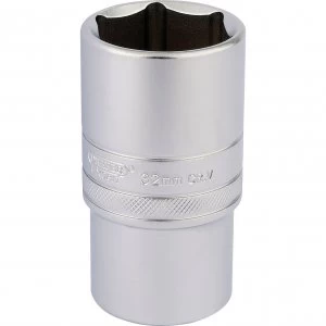 Image of Draper 1/2" Drive Satin Finish Deep Hexagon Socket Metric 1/2" 32mm