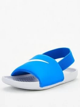 Image of Nike Kawa, Cobalt/White, Size 3.5