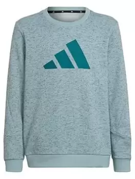 Image of Adidas Adidas Older Unisex 3Bar Crew Sweat