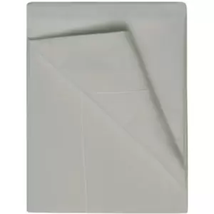 Image of 400 Thread Count 100% Egyptian Cotton Flat Sheet, Platinum, Super King - Belledorm