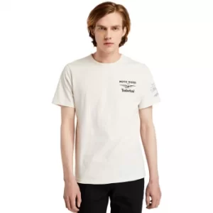Image of Moto Guzzi X Timberland T-Shirt For Men In White, Size M