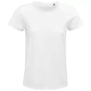 Image of SOLS Womens/Ladies Crusader Organic T-Shirt (L) (White)