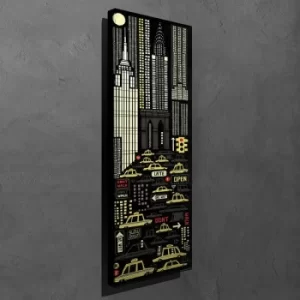 Image of PC104 Multicolor Decorative Canvas Painting