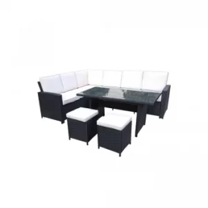 Image of Berlin 8 Seat Corner Dining Set