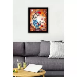 Image of SC0164 Multicolor Decorative Framed MDF Painting