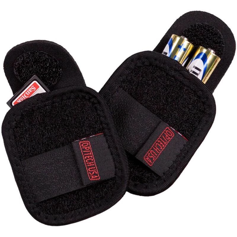 Image of OpTech Media Holster Black 2 PC Set