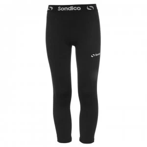 Image of Sondico Core Three Quarter Tights Junior Boys - Black