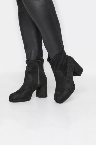 Image of Extra Wide Platform Ankle Boots