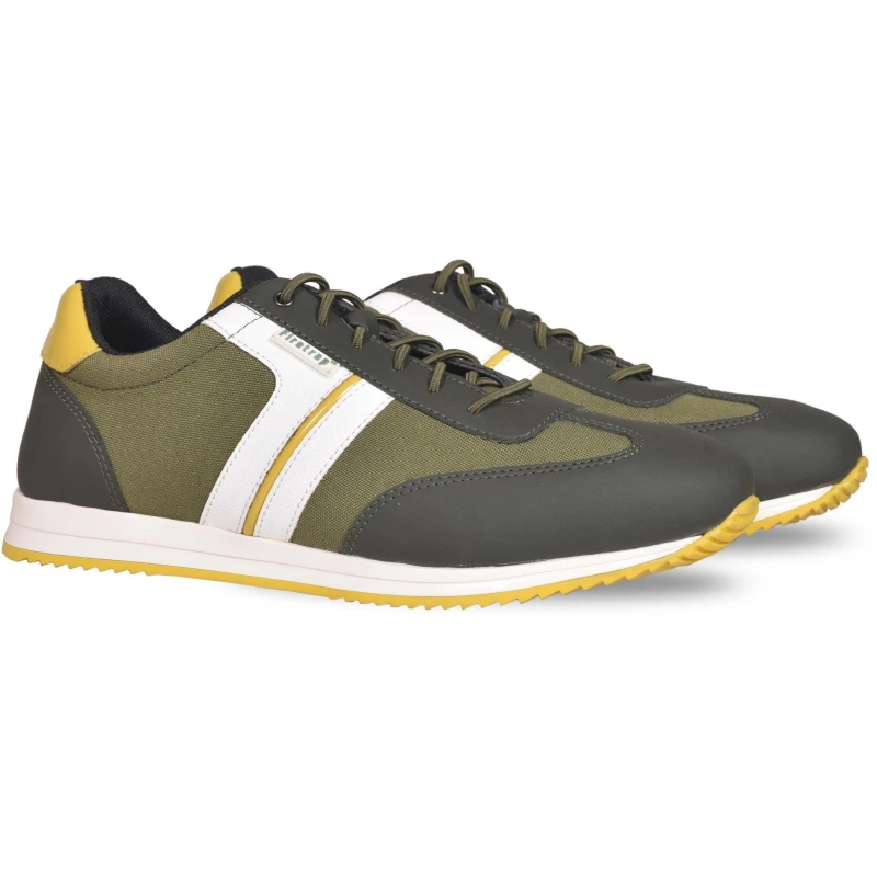 Image of Firetrap Mexico trainers Sn62 Olive/Yellow male 7 (41)