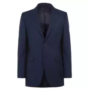 Image of Howick Tailored Roberts Textured Suit Jacket - Blue