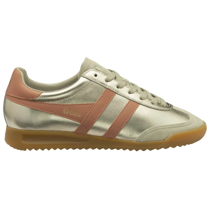 Image of Gola Womens Trainers Gola Torpedo Glimmer Trainer Dore Female 42