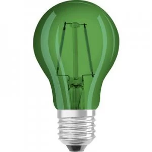 Image of OSRAM 4058075816022 LED (monochrome) EEC A+ (A++ - E) E27 Arbitrary 2.5 W = 15 W Green (Ø x L) 55mm x 105mm Filament