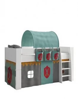 Image of Steens For Kids Steens Mid Sleeper With Knight Tent