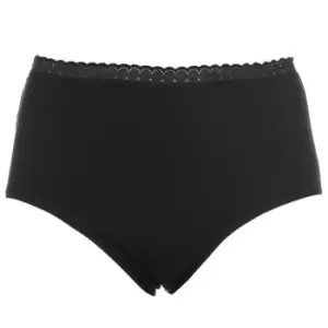 Image of Cote De Moi Cotton Full Briefs Ladies - Black