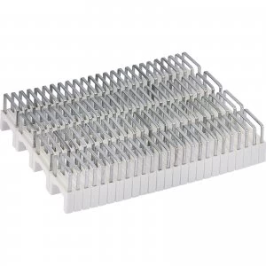 Image of Draper Insulated 6-8mm Cable Staples for 01043 Wiring Tacker Pack of 100