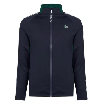 Image of Lacoste Golf Full Zip Fleece - Navy WPM