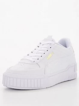 Image of Puma Puma Cali Sport Junior Trainer, White/White, Size 5