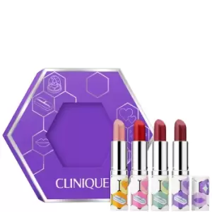 Image of Clinique Pop Treats Lipstick Makeup Gift Set (Worth £81.85)