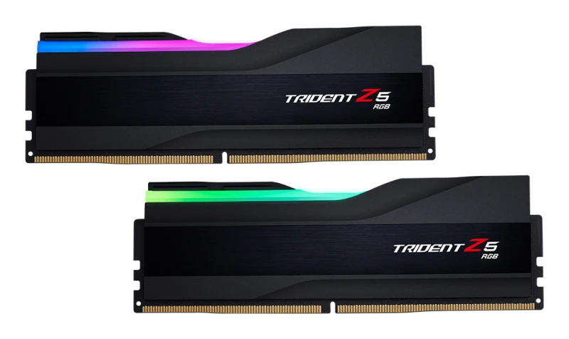 Image of G SKILL G.Skill Trident Z5 RGB 32GB 7800MHz CL36 DDR5 Memory - Black F5-7800J3646H16GX2-TZ5RK