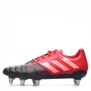 Image of adidas Kakari Mens Rugby Boots Soft Ground - Black/Red