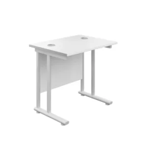 Image of 800 X 600 Twin Upright Rectangular Desk White-white