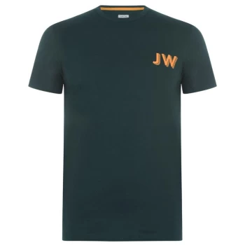 Image of Jack Wills Westmore Logo T-Shirt - Dark Green