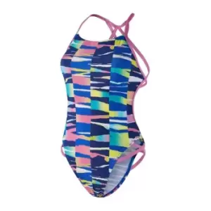 Image of Speedo Rainbow Swimsuit - White