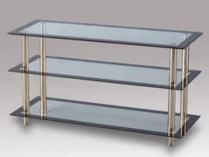 Image of Seconique Harlequin Glass TV Cabinet Flat Packed