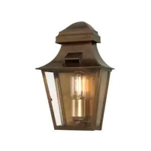 Image of Elstead - 1 Light Outdoor Wall Lantern Light Solid Brass IP44, E27