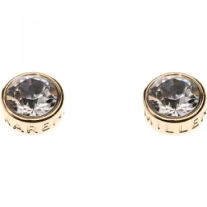 Image of Ladies Karen Millen Logo Stud Earring