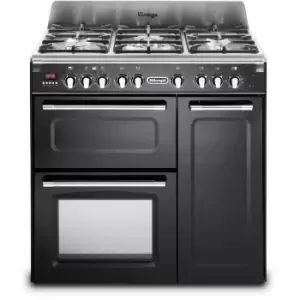Image of DeLonghi D3VR 908-DF/BL 90cm Dual Fuel Range Cooker