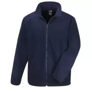 Image of Result Mens Core Fashion Fit Outdoor Fleece Jacket (S) (Navy Blue)