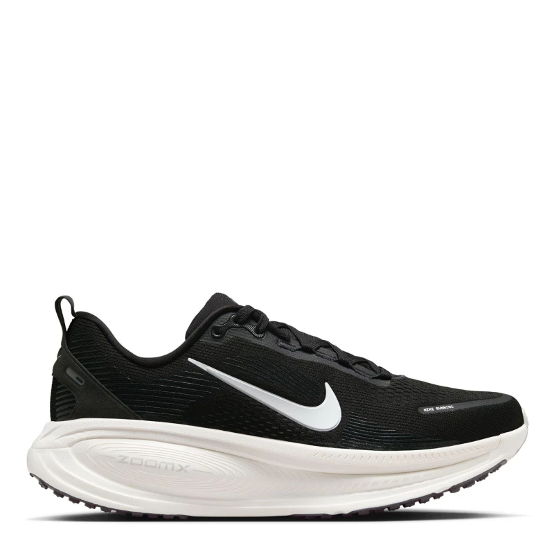 Image of Nike Vomero 18 Mens Running Shoes Black/White male 11 (46)